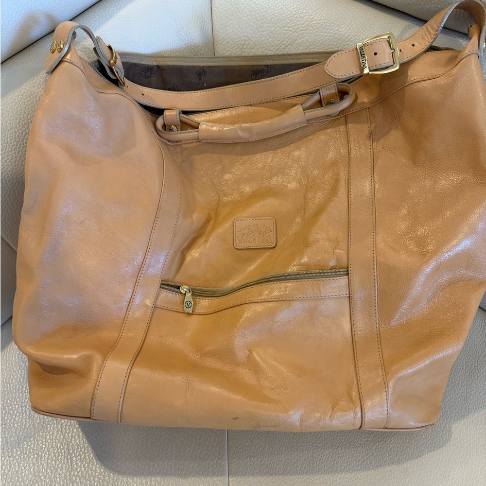 Valentina Italian Leather Carry on